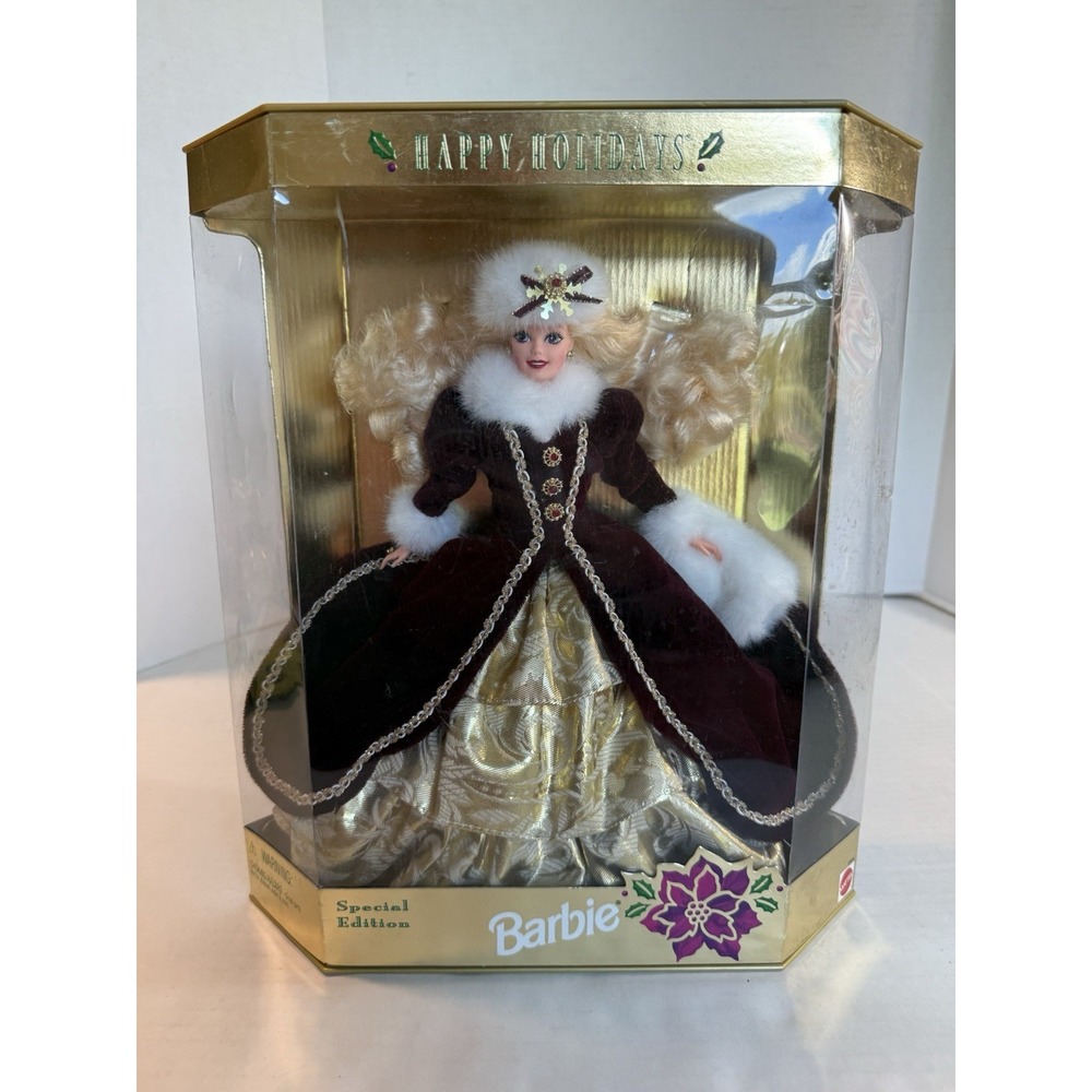 1996 Happy Holidays Special Edition Barbie Doll Mattel #15646 New In Box RARE